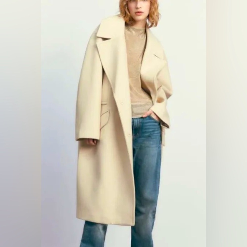 ZARA Oversized Coat with Pockets   NWOT